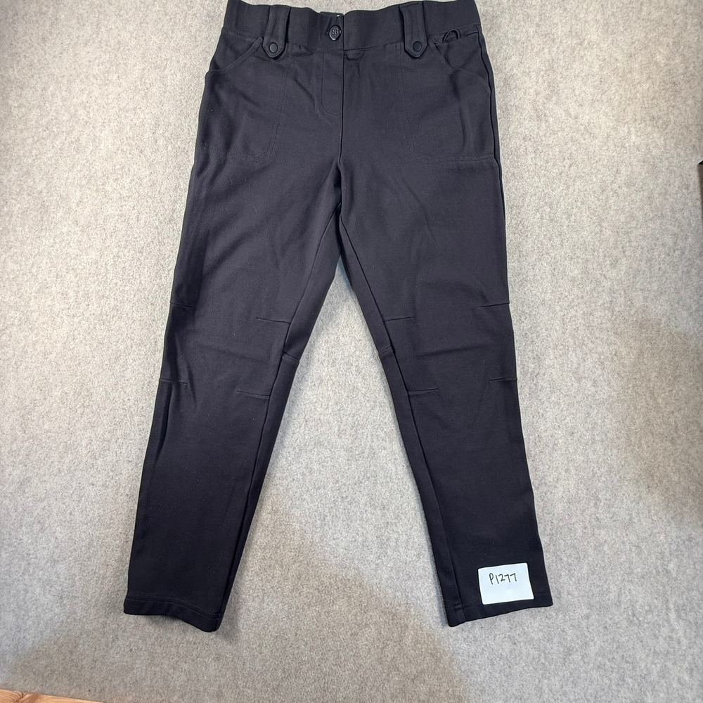 Betabrand Black Dress Pant Yoga Pants Cargo Petite Large